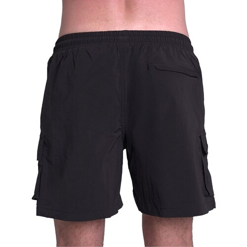 GymBeam Men&amp;lsquo;s Swim Cargo Shorts Black Slike