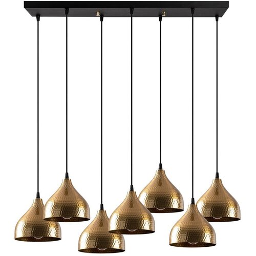 Opviq lights Crna/u zlatnoj boji viseća svjetiljka s metalnim sjenilom Tattoo &amp;ndash; Slike