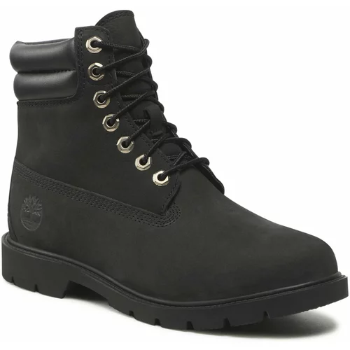 Timberland Pohodni čevlji 6in Wr Basic TB0A27X6015 Black Nubuck