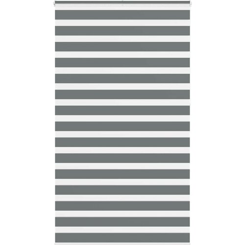 vidaXL Zebra Blind Dark Grey 125x230 cm Širina tkanine 120,9 cm Cene