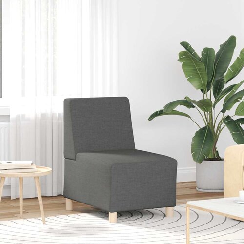 Modularna sofa bez naslona za ruke tamno siva 55 cm tkanina Cene