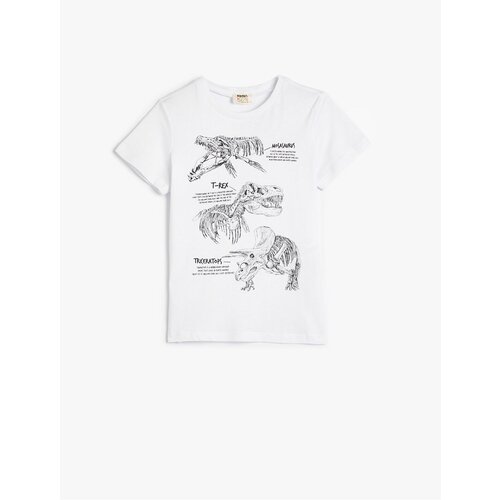 Koton Dinosaur T-Shirt Short Sleeve Crew Neck Cotton Slike