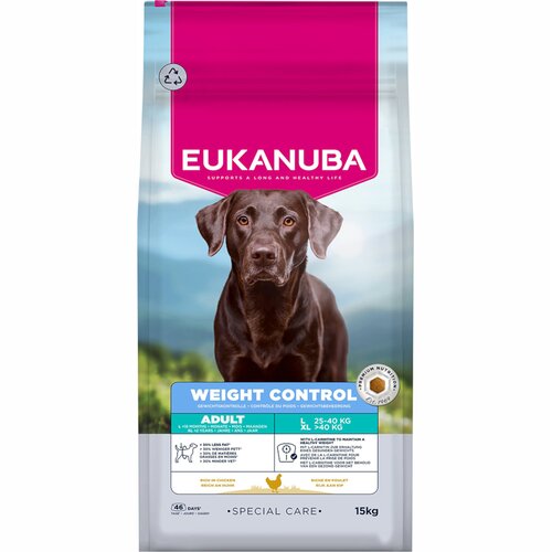 Eukanuba Special Care Weight Control adult Large - 15 kg Cene