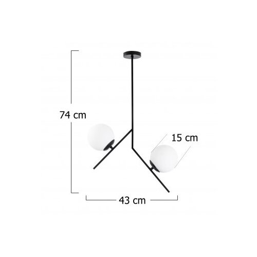Opviq Dolunay Luster, 144 AV, Crni Slike