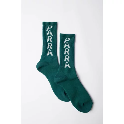 by Parra Čarape Hole Logo Crew Socks za muškarce, boja: zelena, 51177