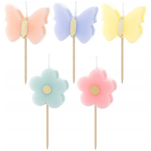 PARTY DECO rojstnodnevne svečke butterflies, 3,5 cm Cene
