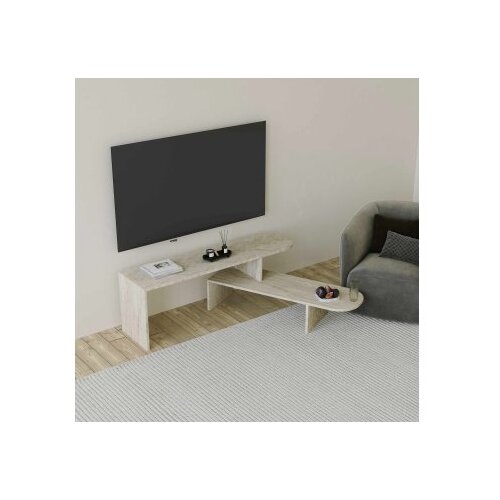 Hanah home TV ormarić Puzzle, bež Slike