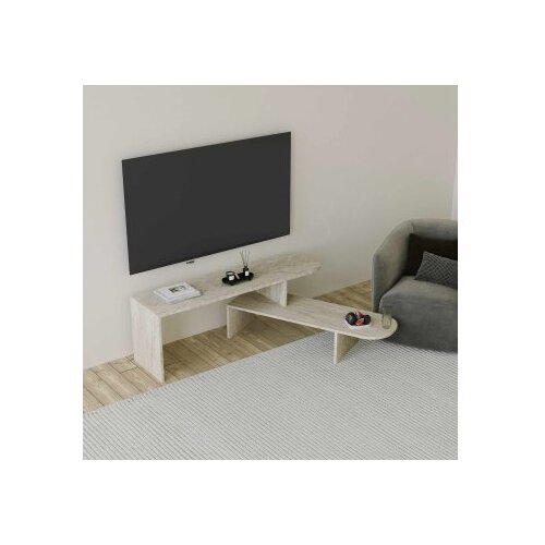 Hanah home tv polica puzzle travertine Cene