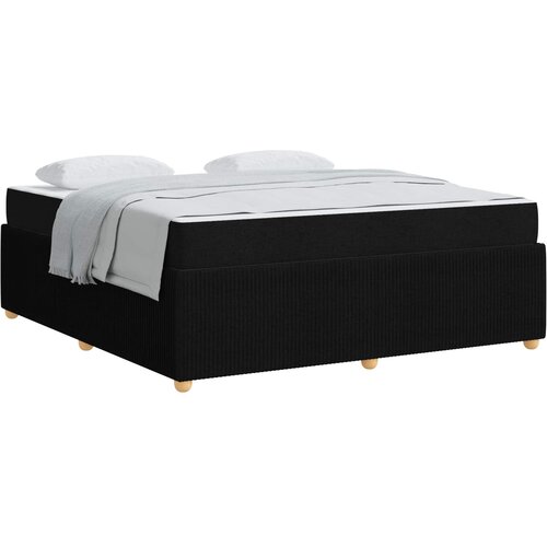  Krevetna konstrukcija Crna 180 x 200 cm tkanina Slike