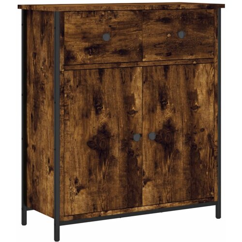 Maison Chic Komoda - Predalnik dimljeni hrast 70x30x80 cm inženirski les, (21718588) Slike