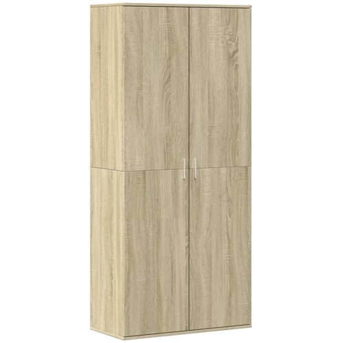  za cipele boja hrasta 80x39x178 cm konstruirano drvo Slike
