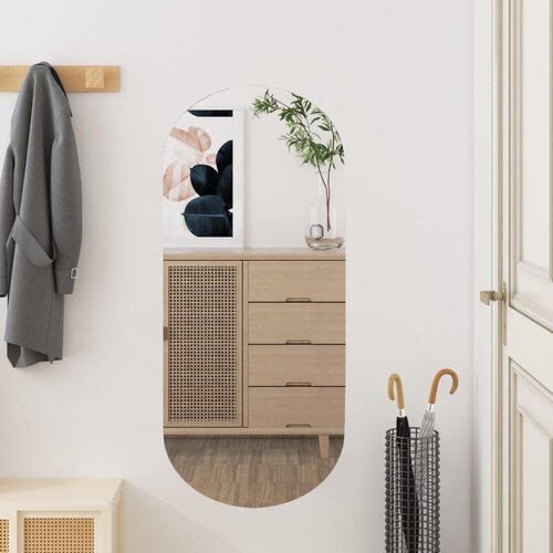 VidaXL Zidno ogledalo 35x80 cm stakleno ovalno Slike