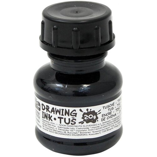 Koh i Noor Tu&amp;scaron; za risanje Koh-i-noor, črn, 20 ml Slike