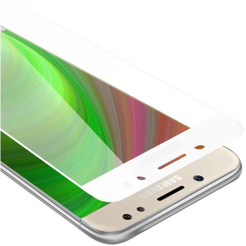 Cadorabo Oklepni film Full Screar, združljiv s Samsungom - zaščitnim filmom v prozornem z belim - kaljenim zaščitnim steklom v 9H trdoti s 3D dotikom, (20604359) Cene