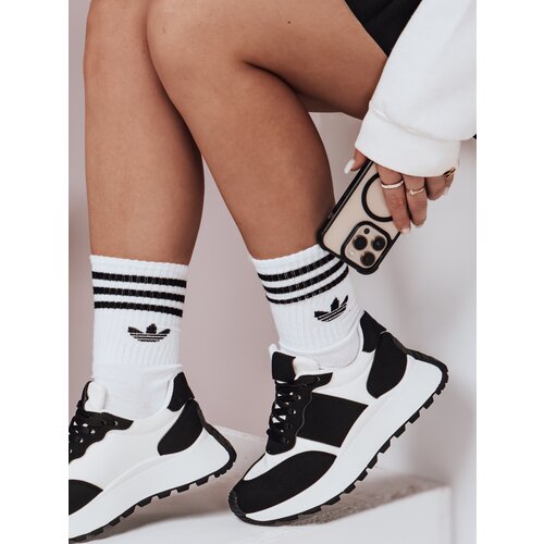 DStreet Sneakersy damskie na płaskiej podeszwie NEWSTREET czarne Cene