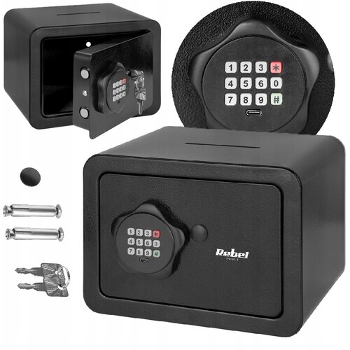  Digitalni PIN elektronski sef za denar 230mm črn Cene