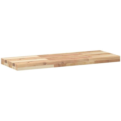 VidaXL Plutajuća polica 100x30x4 cm masivno neobrađeno drvo bagrema Slike