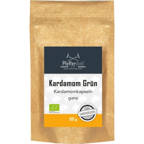 BIO divji zeleni kardamom, cel - 100 g Slike