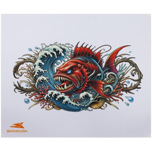 WHITESHARK Baracuda BGMP 041 CORAL 300 x 250 Mouse Pad Cene