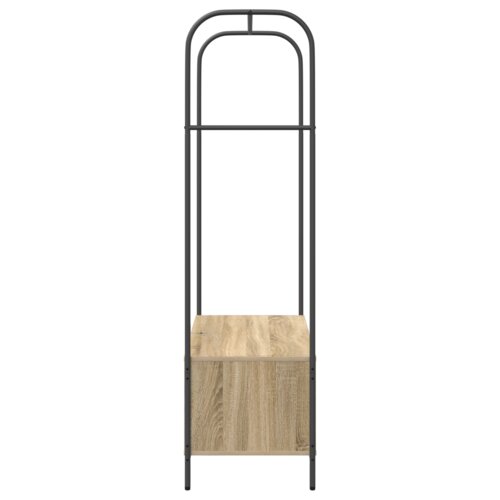 vidaXL Stojalo za oblačila s policami Sonoma hrast 100x44x160 cm Cene