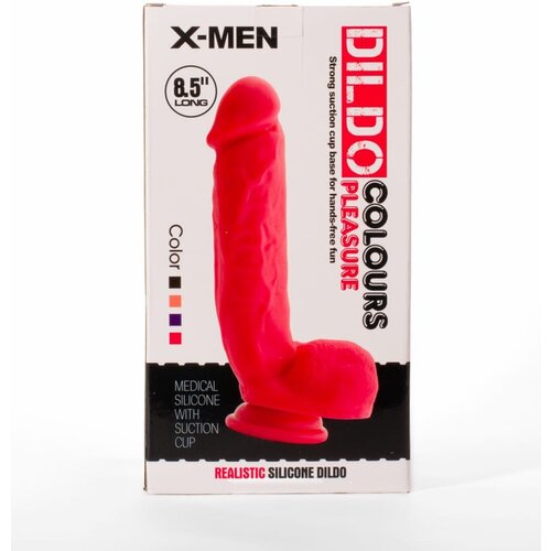 X-MEN 2024 Dildo X-men Colours Pleasure 3 Black 8,5&amp;#039;&amp;#039; Slike