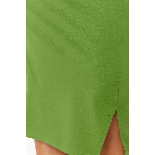 Trendyol Curve Green One Shoulder Midi Knitted Dress Cijene