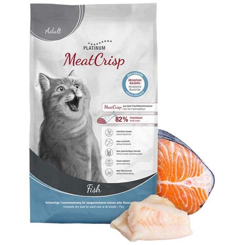 Platinum Suva hrana za mačke Meat Crisp Adult, Riba, 1.5 kg Cene