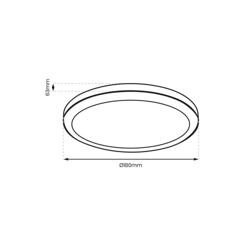  LED kupatilsko plafonsko svetlo VERA LED/12W/230V 4000K IP65 belo Slike
