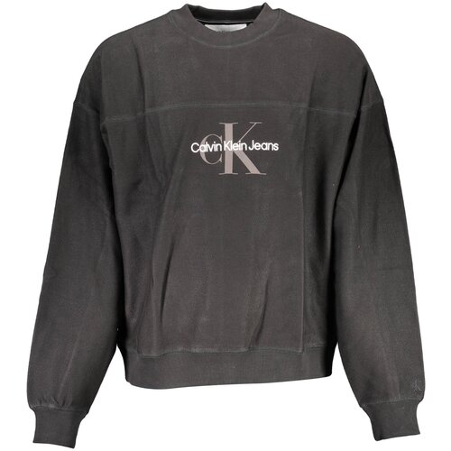 Calvin Klein SWEATSHIRT WITHOUT ZIP BLACK MAN Slike