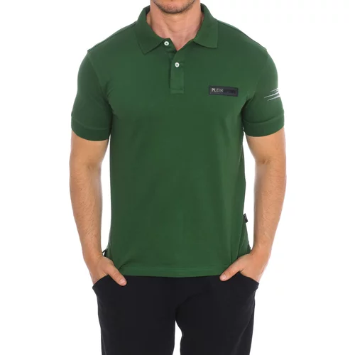 Philipp Plein Sport Polo majice kratki rokavi PIPS507-32 Zelena