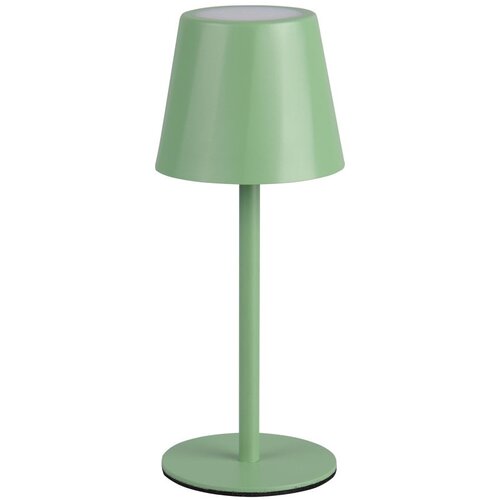  Svetlo zelena LED namizna svetilka s kovinskim senčilom (vi&amp;scaron;ina 21 cm) Diaz &amp;ndash; Slike