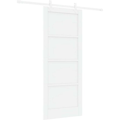  Klizna vrata Bijela 83 x 202 cm Masivna borovina Cijene