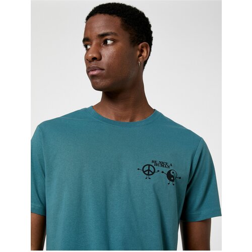 Koton T-Shirt - Blue - Regular fit Slike