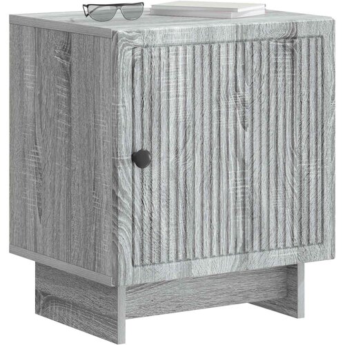  Noćni ormar Siva sonoma 43 x 34,5 x 50 cm Konstruirano drvo Slike