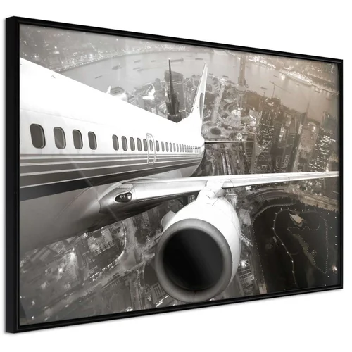  Poster - Plane Wing 90x60