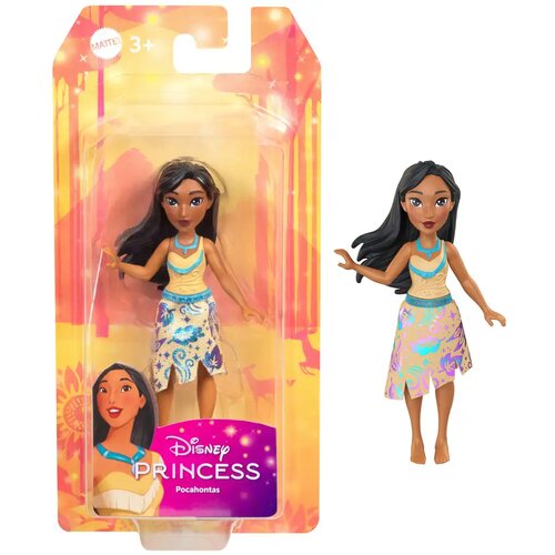 Mattel Disney princeze: Mini lutka princeza Pocahontas sa sjajnom suknjom - Slike