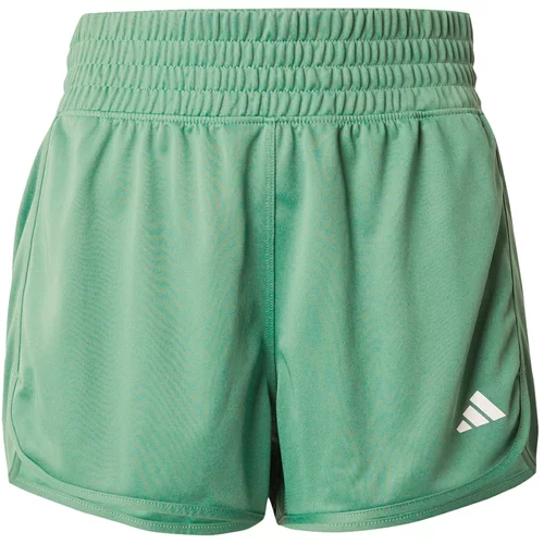 Adidas Športne hlače 'PACER' zelena / bela