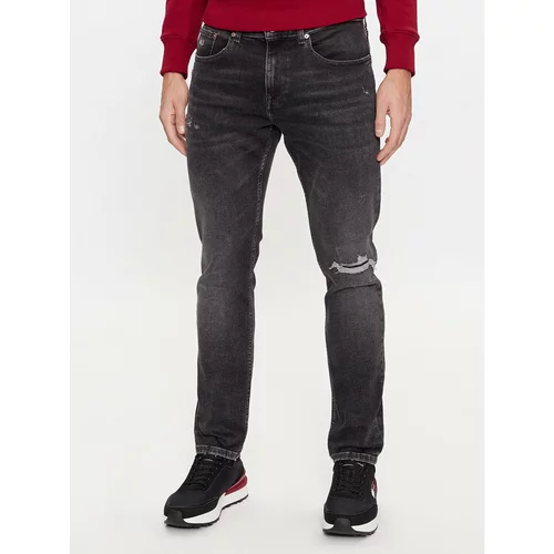 Tommy Jeans Jeans hlače Austin DM0DM17420 Siva Slim Fit