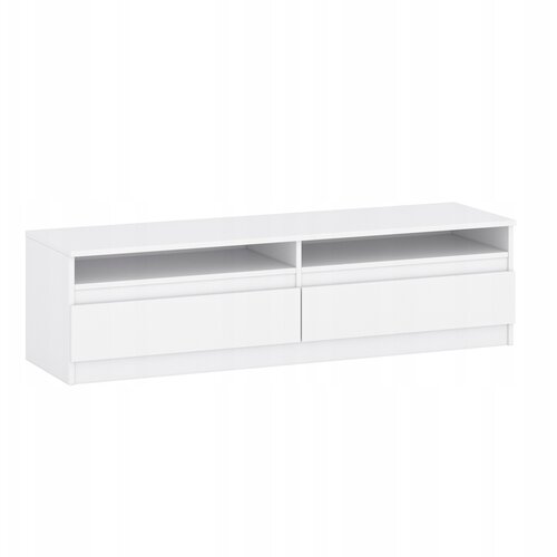 AKORD TV omarica 140 cm pod TV pod TV Barva Bela, (21979092) Cene