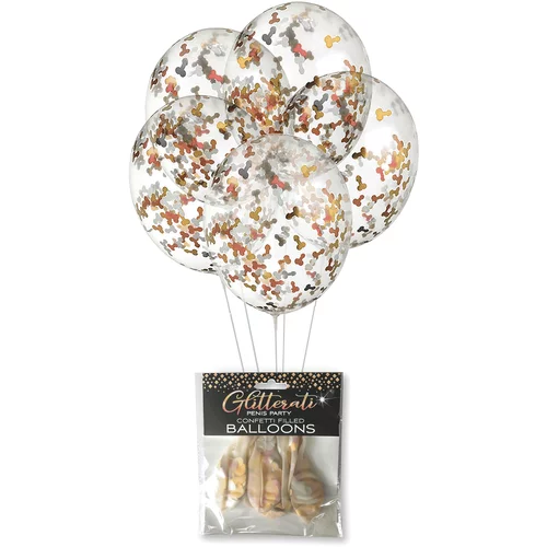 LITTLE GENIE PRODUCTIONS Glitterati Penis Confetti Balloons
