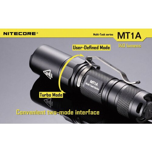 Nitecore LED žepna svetilka Multi Task MT1A \, deluje na baterije 55 g črna NITMT1A, (20520831) Slike