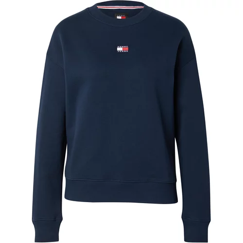 Tommy Jeans Sweater majica mornarsko plava / crvena / bijela
