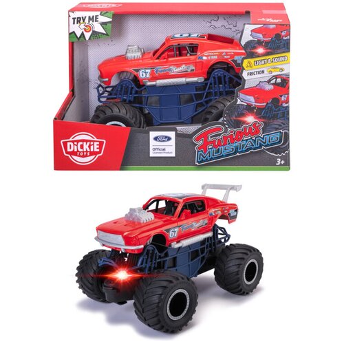 Simba Toys Furious Mustang avtomobilček z lučjo in zvokom - Dickie Toys Slike