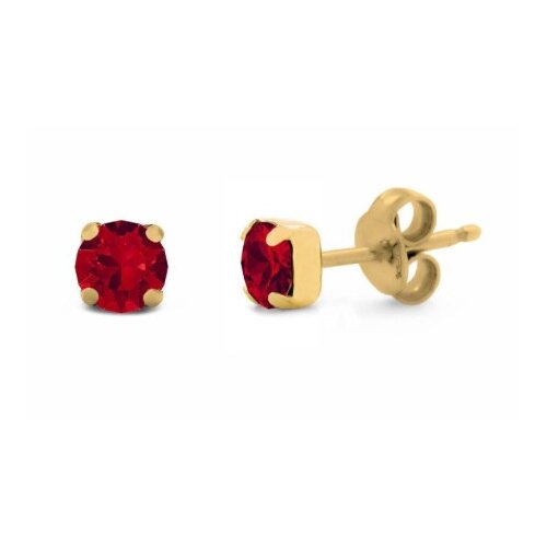 Victoria Cruz celina light siam gold mindjuše sa swarovski kristalom ( a3736-23dt ) Cene