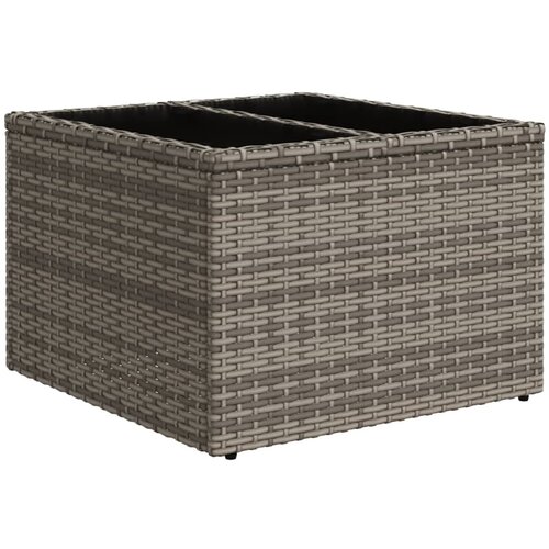  7-dijelni set vrtnih sofa sivi od poliratana Siva 85 x 62 x 69 cm Slike