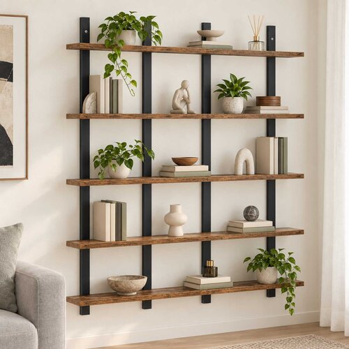  Polica na zidu Staro drvo 102 x 13.5 x 102 cm Konstruirano drvo Cijene
