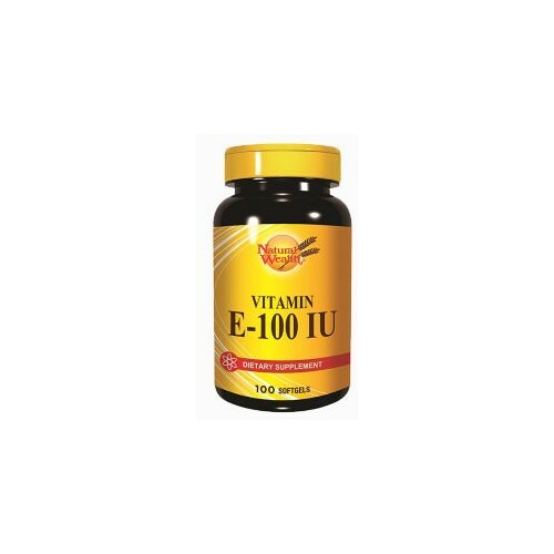 Natural Wealth Vitamin E-100 IU - 100 tableta Slike