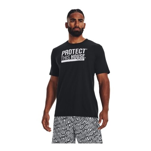 Under Armour UA Protect This House SS Shirt, Black/White - M, (21576493) Cene