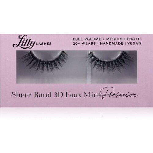 Lilly Lashes 3D Faux Mink umetne trepalnice vrsta Persuasive 1 par Cene