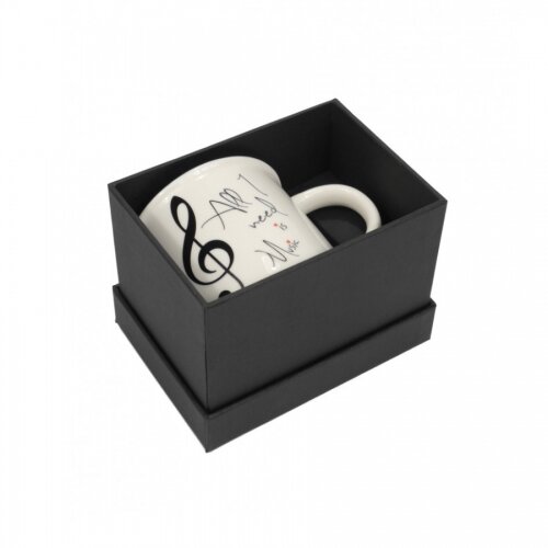  AGIFTY M 7014 Mug ''All I need is Music'' white 350 ml - šalica Cene